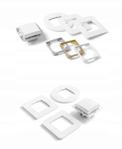 Karikues murale Icon Dual USB, 20W, USB C dhe USB A, i bardhë