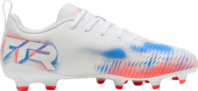 Këpucë futbolli Puma Future 8 Play FG AG Jr 108622 01, për kalamaj, e bardhë