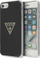 Kapak telefoni Guess Hard Case, për iPhone SE 8 7, logo me ari, i zi