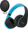 Kufje wireless PowerLocus P1, Bluetooth 5.3, 20 orë bateri, zi blu