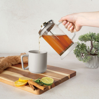 French press Berlinger Haus Sahara Collection BH-8587, 800ml, xham borosilikat, bezhë