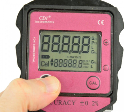 Grykë karburanti CDI Instruments, matës dixhital rrjedhje, për naftë, e zezë