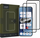 Xham mbrojtës HOFI Glass Pro+ për Nothing Phone 2a / 2a Plus, set me 2 copë, 9H, me kornizë të zezë