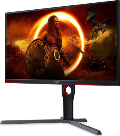 Monitor AOC 25G3ZM/BK, 24.5", 1920 x 1080 (FullHD), i zi/ kuq