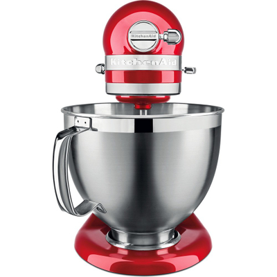 Mikser qëndror KitchenAid Artisan 5KSM185PS, 300W, enë inoksi, i kuq