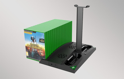 Држач и полнач iPegaза XBOX ONE, XBOX ONE X, XBOX ONE S и додатоци PG - XB007, црн
