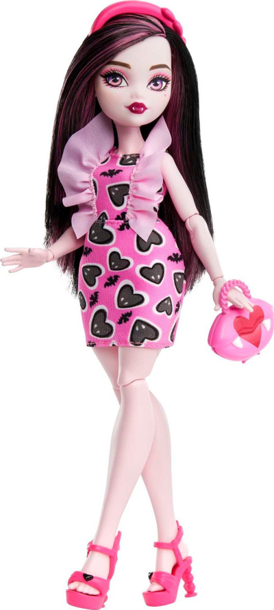 Кукла Monster High HRC12, флексибилни екстремитети, отстранлив фустан, шарена