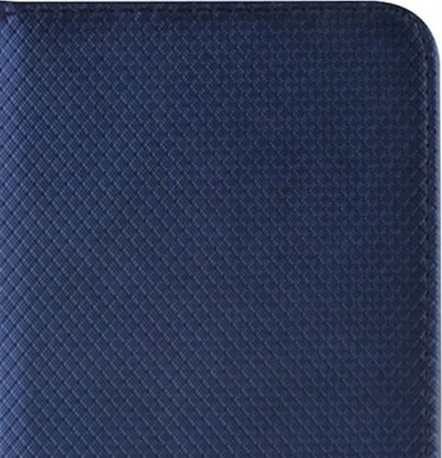 Këllf telefoni TFO për Huawei P40 Lite, lëkurë eko, me kapak, blu e errët