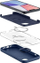 Kapak telefoni Spigen Silicone Fit Mag MagSafe, për iPhone 14 Plus, silikon, blu navy