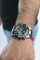Orë dore për meshkuj Guess Navigator GW0264G1, e zezë/kuqe