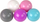 Toptha plastike loje Bestway, 100 copë, pastel, shumëngjyrëshe