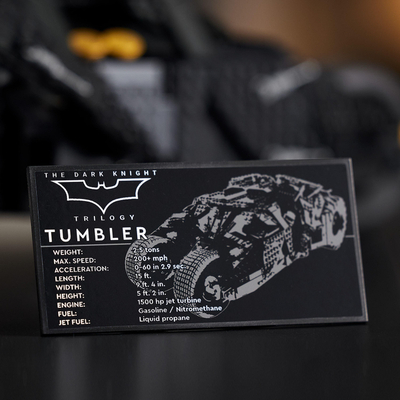 Set LEGO Batman Batmobile Tumbler 76240, 2049 copë, për të rritur, i zi