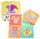 Dyshek puzzle edukativ Lean Toys Animals, 9 pjesë, shkumë EVA, shumëngjyrësh