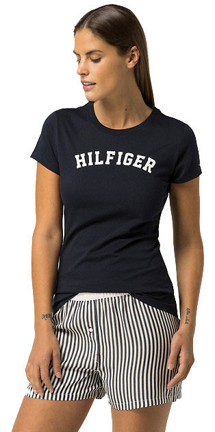 Bluzë Tommy Hilfiger UW0UW00091-416, e kaltër e errët, L