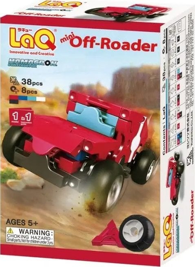 Blloqe edukative Magic Blocks Hamacron Constructor Mini Off Roader, set ndërtimi, shumëngjyrëshe