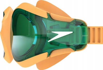 Syze noti për kalamoj Speedo Junior Hydrosity 2.0, kundër mjegullës, me mbrojtje UV, portokalli blu