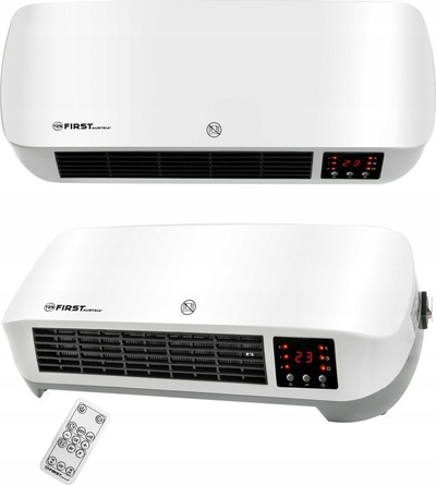 Ngrohës muri TZS First Austria Ceramic Wall Heater, 2000W, ekran LED, 46 cm, i bardhë