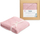 Ќебенце со капаче Sensillo Hooded Swaddle, 100% бамбус, 90x85cm, розова