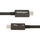 Kabllo StarTech.com Thunderbolt 4, 0.5m, 40Gbps 100W, USB-C, i zi