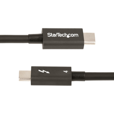 Kabllo StarTech.com Thunderbolt 4, 0.5m, 40Gbps 100W, USB-C, i zi