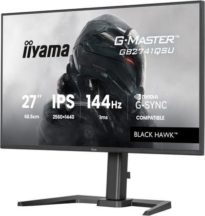 Monitor gaming Iiyama G-MASTER GB2741QSU-B1, 27\", 144Hz, i zi
