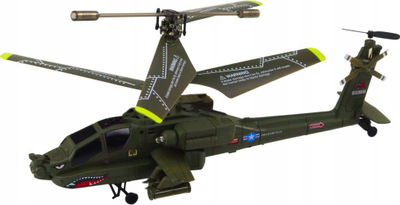 Helikopter me pult Syma Apache S109H, RC, ushtarak, ngjyrë khaki