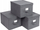 Set kuti organizuese OSKAR RFB03G, x3, prej tekstili, gri