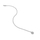 Varëse për femra Hot Diamonds Silver Whisper SWP012, e argjendtë