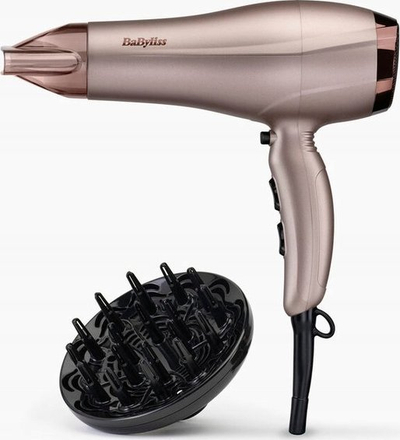Tharëse flokësh BaByliss 5790PE, me difuzer, ngjyrë metalike