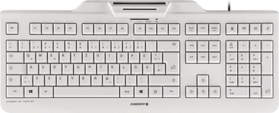 Tastierë CHERRY KC 1000 SC, mekanike zyre, USB, gri