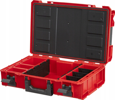Kuti veglash Qbrick System One 200 2.0, modulare, IP66, e kuqe