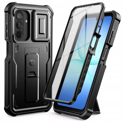Kapak telefoni Tech-Protect KEVLAR CAM+, për Samsung Galaxy A17 4G 5G, me mbajtëse, i zi