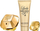 Set parfumesh Paco Rabanne Lady Million, 80 ml EDP, 100 ml krem trupi, ngjyrë ari