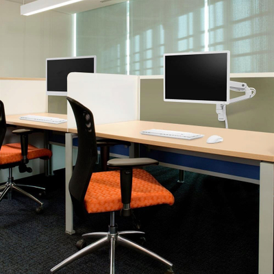 Krah muri për monitor Ergotron MXV, krah i rregullueshëm, profil i hollë, i argjendtë
