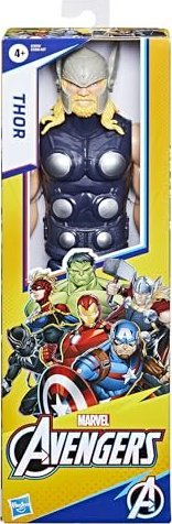 Figurë aksion Marvel Avengers Titan Hero Thor, 12", me lëvizje