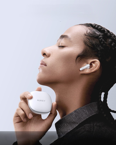 Kufje wireless Aukey EP-B2, Bluetooth 5.4, IPX4, të bardha