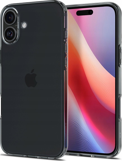 Mbështjellës telefoni Spigen Crystal Flex, për iPhone 16, transparent Space Crystal
