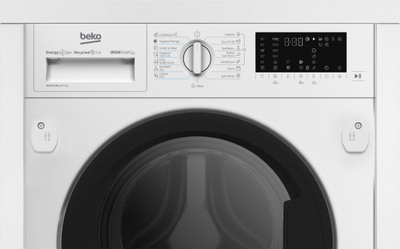 Lavatriçe–thanëse Beko B5DBT68547W, 8 kg 5 kg, 1400 rpm, e bardhë