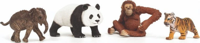 Set lodrash Schleich Wild Life Asia 42721, figura kafshësh, nga 3 vjeç
