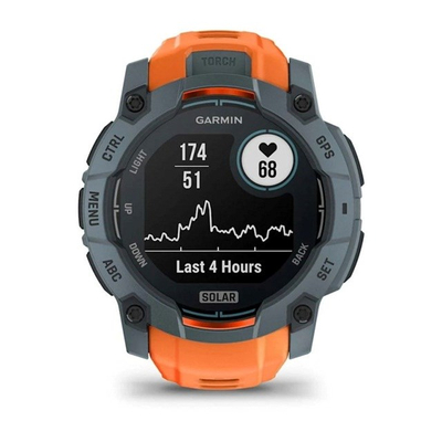 Smartwatch Garmin Instinct 3 Solar, 50mm, GPS, portokalli