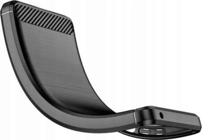 Këllëf telefoni Forcell Carbon për Realme C35, me mbrojtje ekrani, ngjyrë e zezë