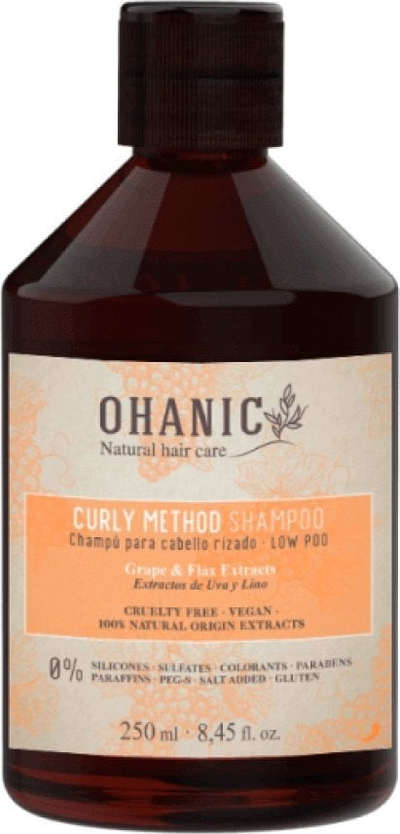 Shampo flokësh Ohanic, për flokë kaçurrela dhe të valëzuar, 250 ml