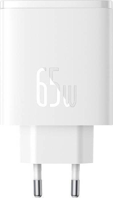 Karikues muri Baseus OS-Cube Pro, 65W, 2x USB-C dhe USB, i bardhë