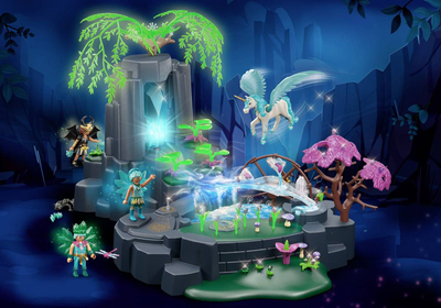 Set lodrash Playmobil Ayuma Burimi i Energjisë 70800, 167 pjesë, me drita, shumëngjyrësh