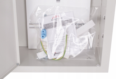 Kasetë elektrike Sabaj Switchgear RL 12E, për matës elektronik trefazor, IP31, e bardhë