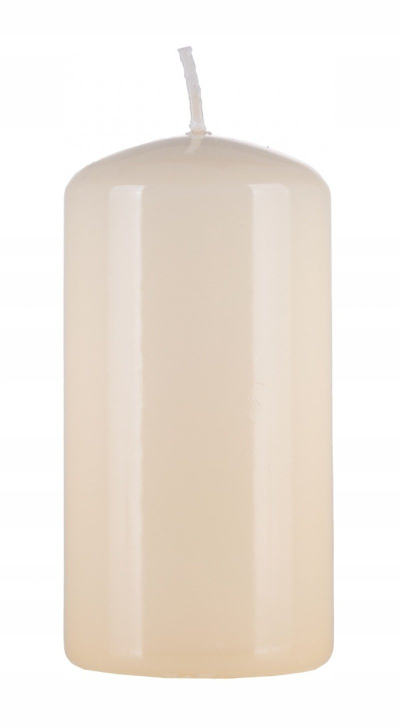Qiri dekorativ Donau Home Pillar, 50 x 100 mm, 32 orë djegie, krem