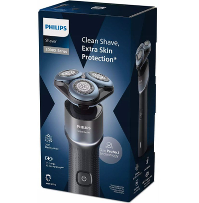 Rroje elektrike Philips Series 5000X X5006/00, 55.000 veprime në minutë, kokë fleksibile 360°, gri