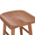 Tabure bar-i HomeMarkt Bolmar HM18108, dru teak masiv, lartësi 74cm, ngjyrë natyrale
