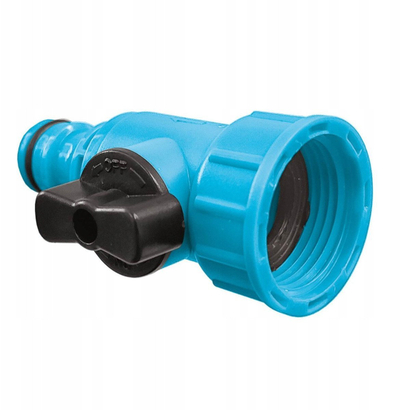 Rubinet kopshti Cellfast 52-216, lidhje 3/4" BSP, valvul mbyllëse, i gjelbër