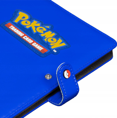 Klasor letrash Pokemon Premium Snap Binder 4 Pocket, 160 letra, i kaltër